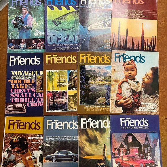 12 Issues‎ Full Year 1977 Chevy Friends Magazine - Picture 1 of 6